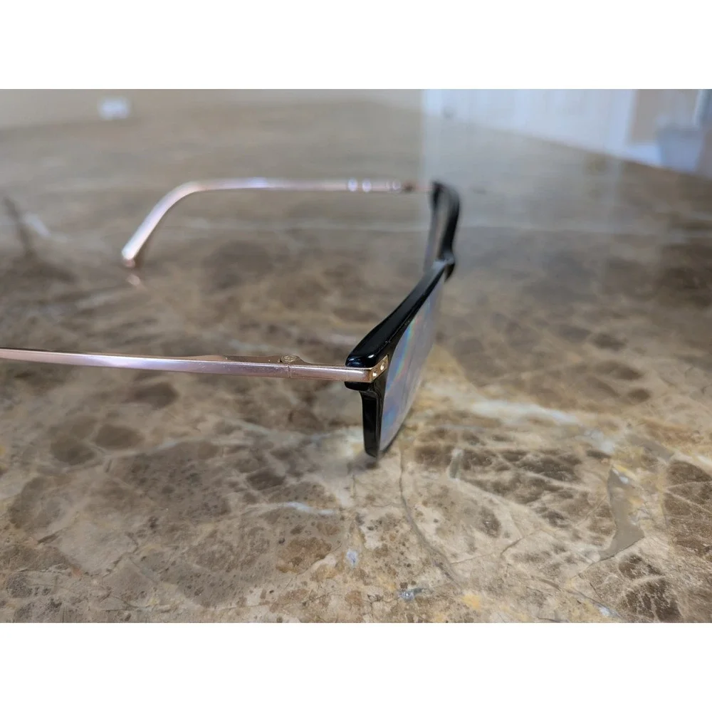 Ted Baker London B747 BLK Eyeglasses Frames Black Rose Gold 52-17-135